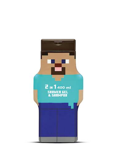 Minecraft 2D Shower Gel & Shampoo